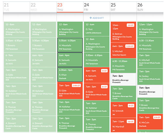 Scalable Calendar