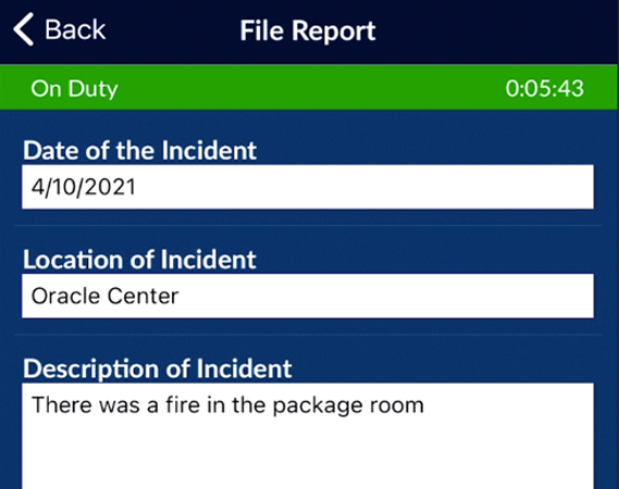 File Report Mobile